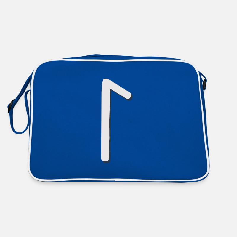 Futhark Alphabet runique Laguz Sac Retro