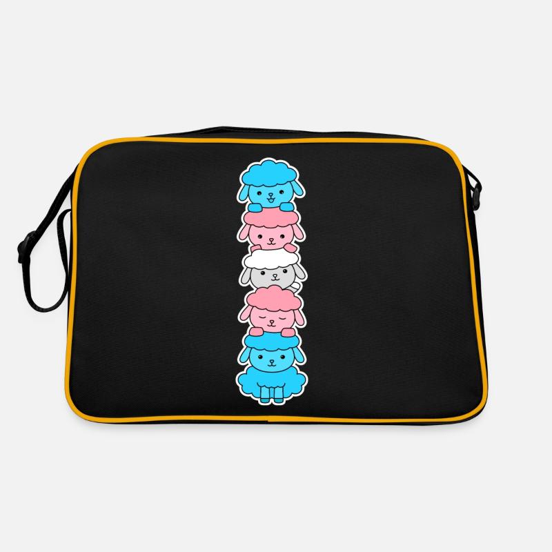 Conception de moutons trans pour les personnes trans Sac Retro