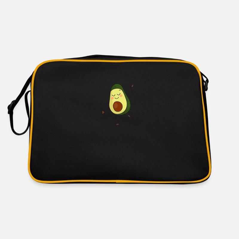 Happy avocado dances Retro Bag