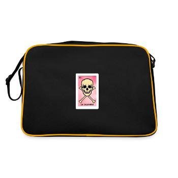 La « loterie » mexicaine du crâne - Sac Retro - noir/or - Dos