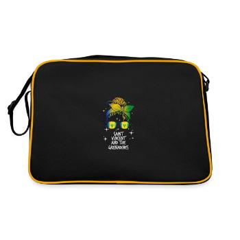 Saint Vincent and the Grenadines - Retro Bag - black/gold - Back