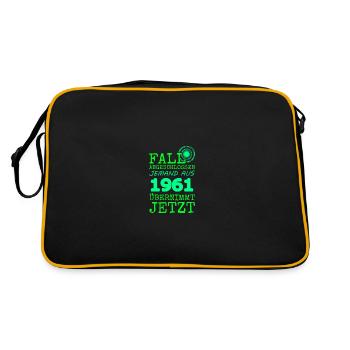 1961 - Retro Bag - black/gold - Back