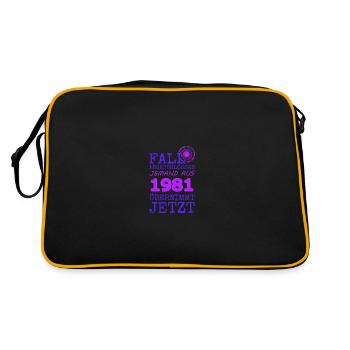 1981 1981 - Retro Bag - black/gold - Back