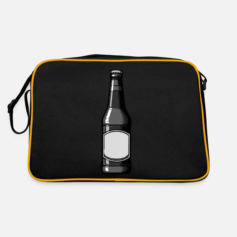 Bierflasche Bier Retro Tasche