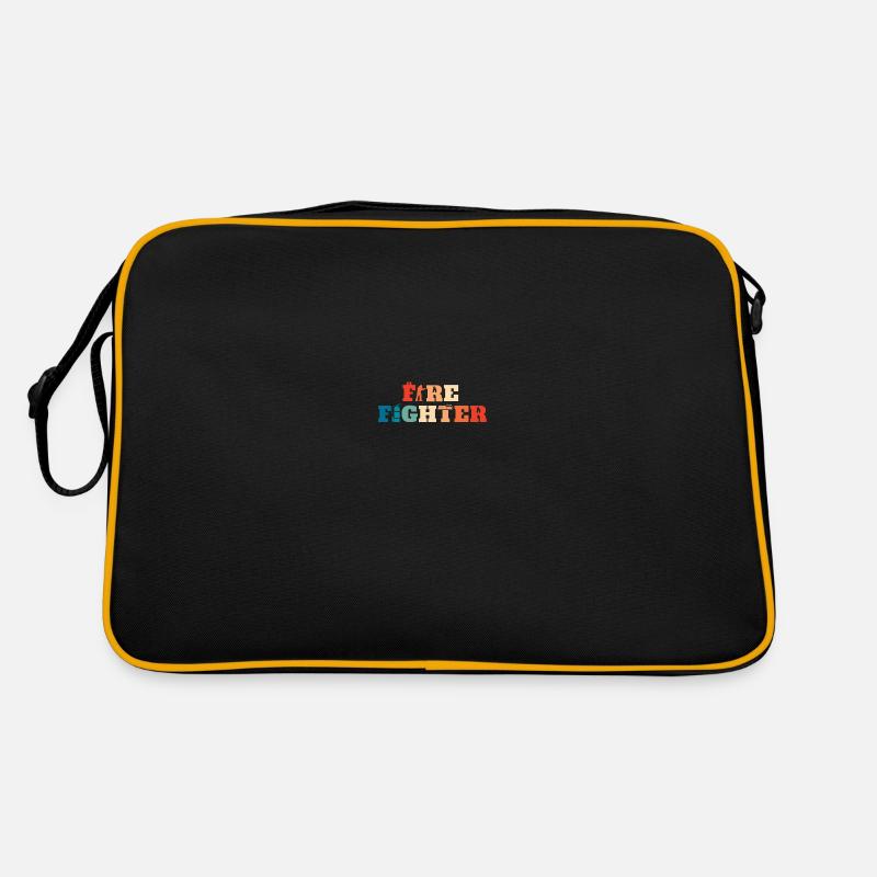 Retro Volunteer Fire Brigade Vintage Pompier Sac Retro