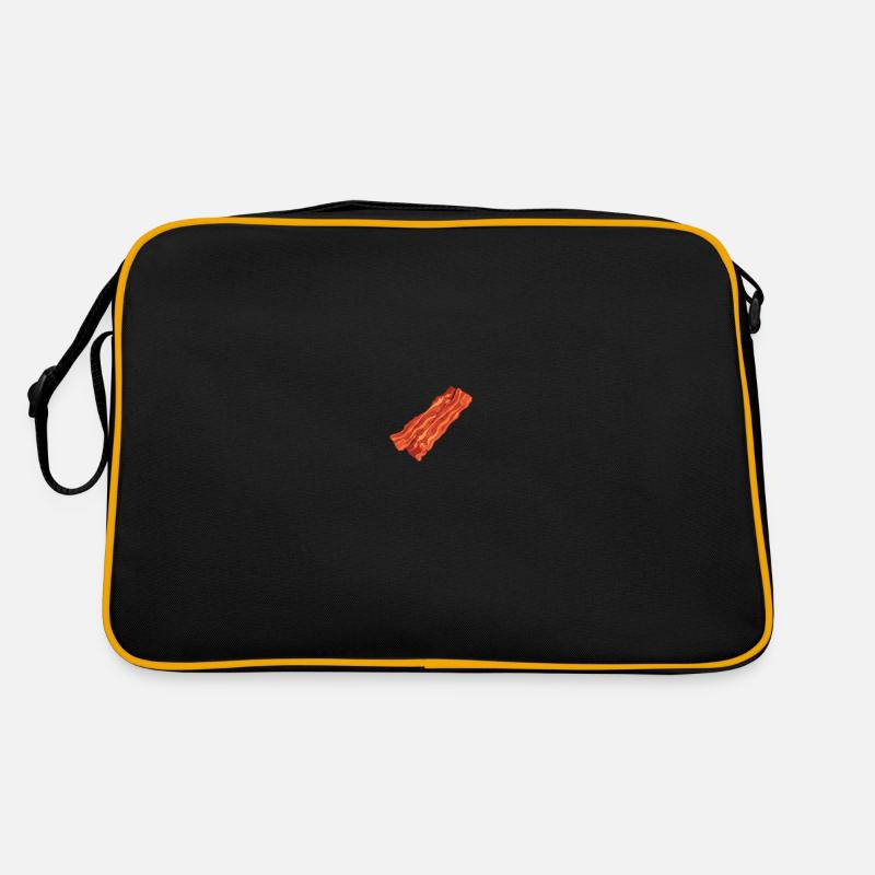 Bacon Speck Frühstück Retro Tasche
