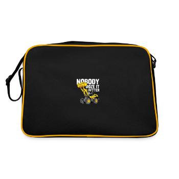 Bulldozer bulldozer crawler - Retro Bag - black/gold - Back