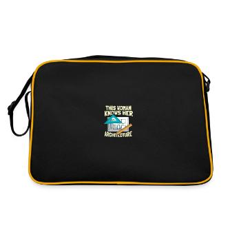 Architect - Retro Bag - black/gold - Back