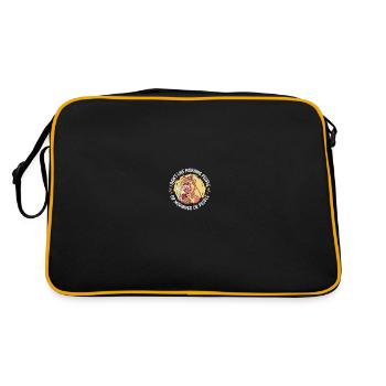 alpaga - Sac Retro - noir/or - Dos