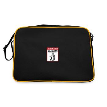 Programmer Coder Software Developer - Retro Bag - black/gold - Back