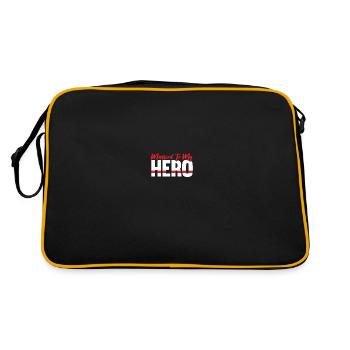 Volunteer Firefighter Firefighter - Retro Bag - black/gold - Back
