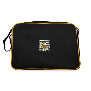 Diplôme d’ingénieur Master Technicien - Sac Retro - noir/or - Dos