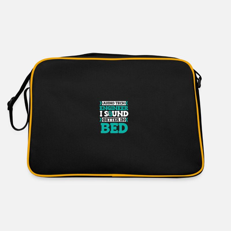 Tontechniker Sound Audio Engineer Retro Tasche
