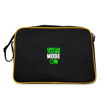 Teacher of Religion Religious Education - Retro Bag - black/gold - Back