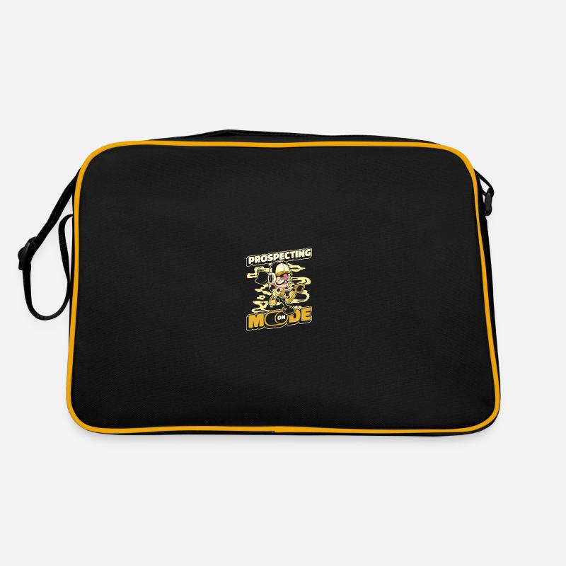 Prospectors Digging Treasure Retro Bag