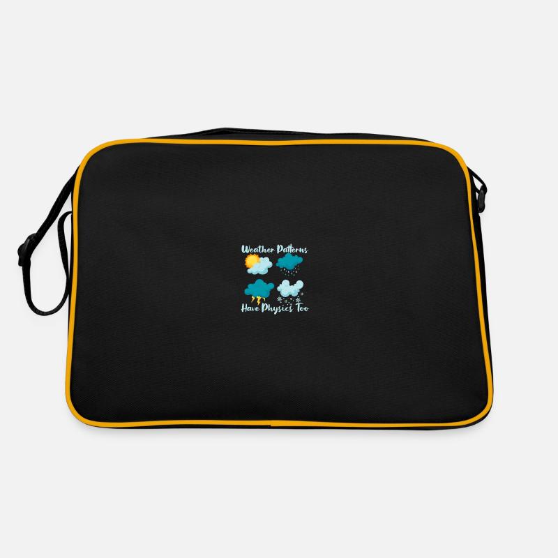 Physik Phyiker Angewandte Physik - Retro Tasche - Schwarz/Gold