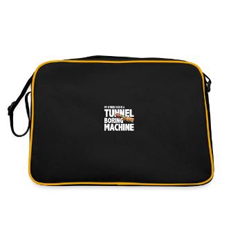 Ingénieur Ingénieur Tunnel Ingénieur Minier - Sac Retro - noir/or - Dos