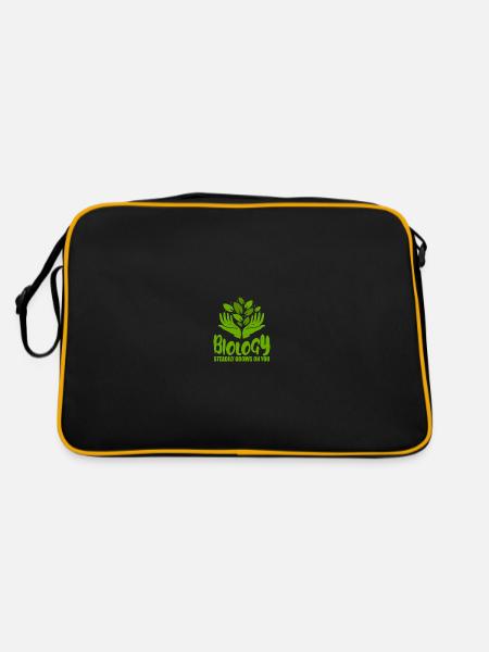 Biologie Biologiste Enfants Biologie - Sac Retro - noir/or - Dos
