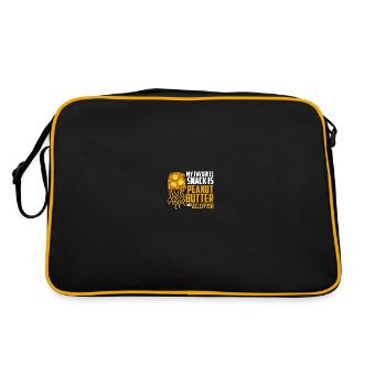 Marine Biologist Marine Biology Jellyfish - Retro Bag - black/gold - Back