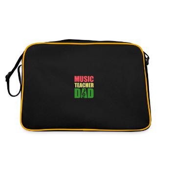 Professeur de musique Professeur de musique Professeur de musique - Sac Retro - noir/or - Dos