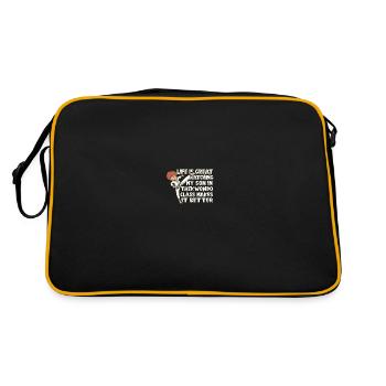 Taekwondo Mama Taekwondo Mama - Sac Retro - noir/or - Dos