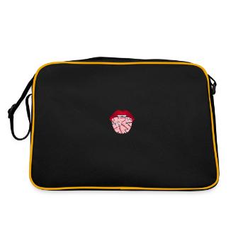 Electrician Electronics Technician Tongue - Retro Bag - black/gold - Back