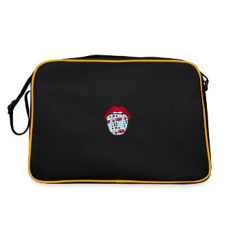 Firefighter Tongue - Retro Bag - black/gold - Back