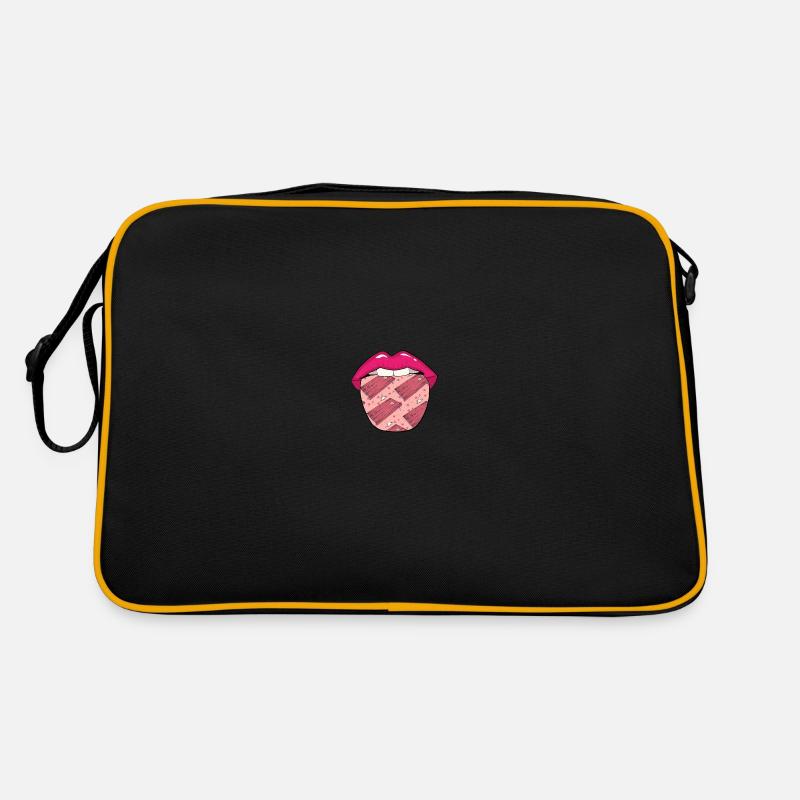 Cornhole Blind Hole Game Lips Retro Bag