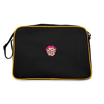 Boxer Dog Langue allemande Boxer - Sac Retro - noir/or - Dos