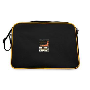 Professeur de yoga Instructeur de yoga Retraité - Sac Retro - noir/or - Dos