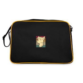 Furry Fandom Fursuits Funny - Retro Bag - black/gold - Back