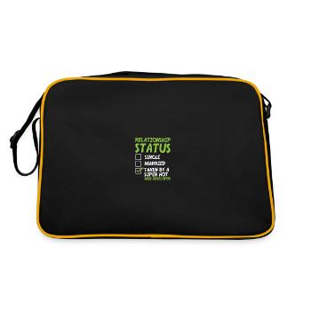 Web Developer Web Developer Funny - Retro Bag - black/gold - Back
