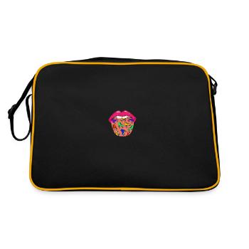 Roller Skates Roller Skating Cool - Sac Retro - noir/or - Dos