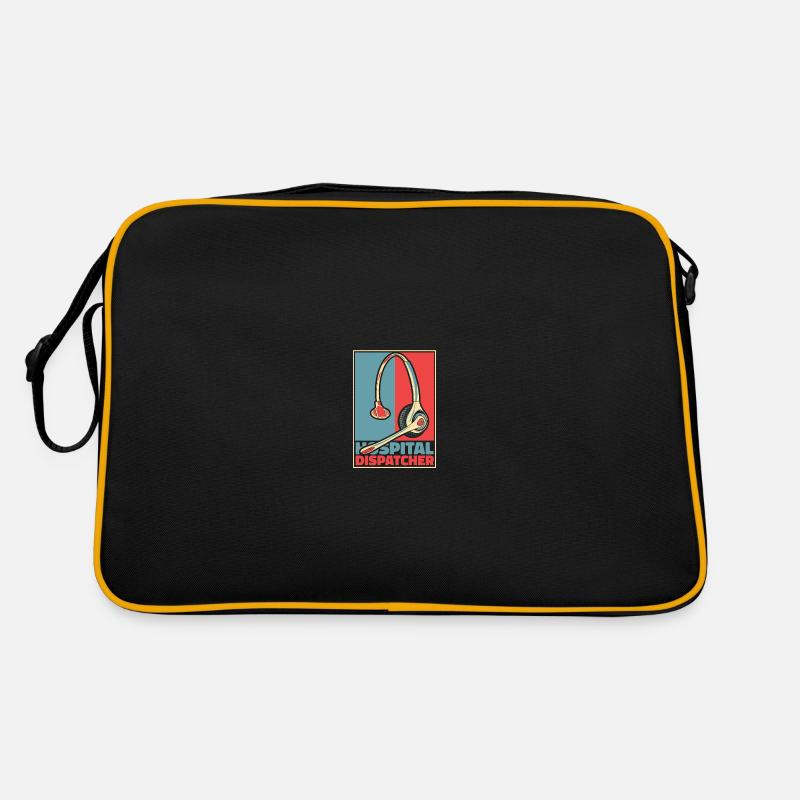 Emergency call control center hospital operations center Retro Bag