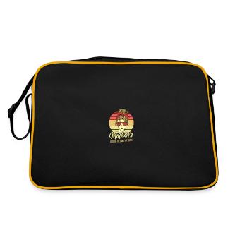Maman Mère Drôle - Sac Retro - noir/or - Dos