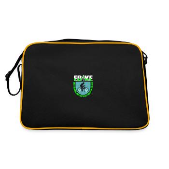 Vélo électrique Cool - Sac Retro - noir/or - Dos