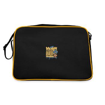 Fanfare de train de fans - Sac Retro - noir/or - Dos