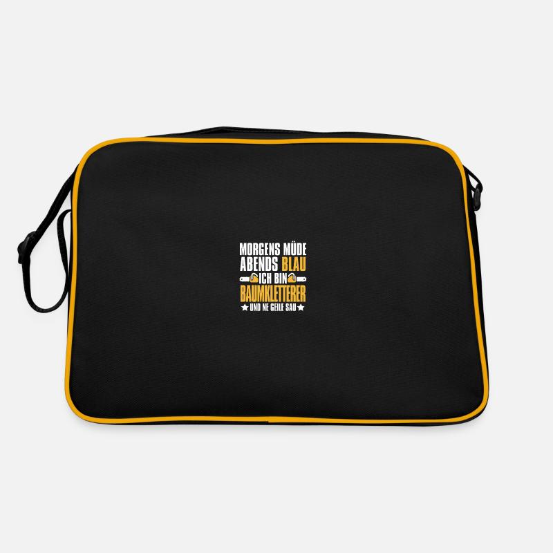 Baumpfleger Baumkletterer Arborist Retro Tasche
