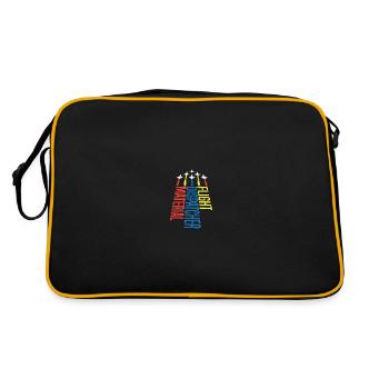 Emergency call control center operations center jets - Retro Bag - black/gold - Back
