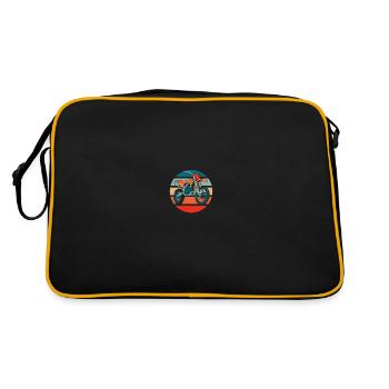 Mx Motocross Dirt Bike - Sac Retro - noir/or - Dos