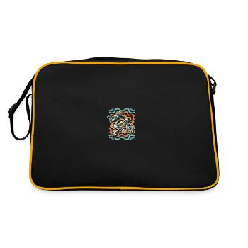 Mx Motocross Dirt Bike - Sac Retro - noir/or - Dos