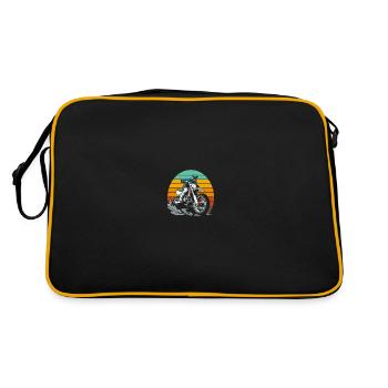 Mx Motocross Dirt Bike - Sac Retro - noir/or - Dos