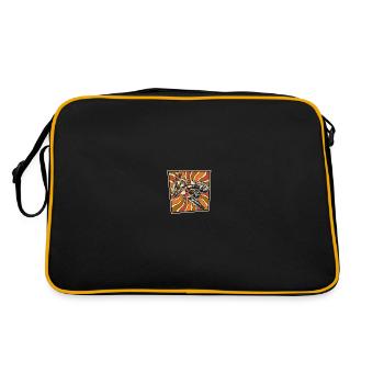 Mx Motocross Dirt Bike - Sac Retro - noir/or - Dos
