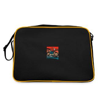 Mx Motocross Dirt Bike - Sac Retro - noir/or - Dos