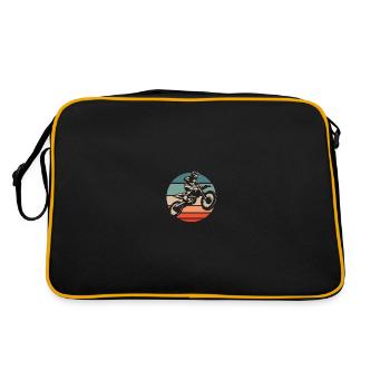 Mx Motocross Dirt Bike - Sac Retro - noir/or - Dos