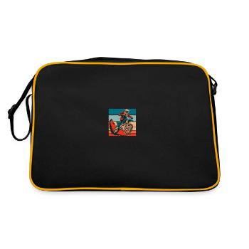 Mx Motocross Dirt Bike - Sac Retro - noir/or - Dos