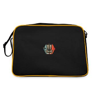 Frisbee Golf Disc Golf - Sac Retro - noir/or - Dos
