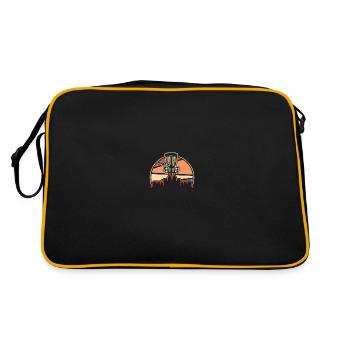 Frisbee Golf Disc Golf - Sac Retro - noir/or - Dos