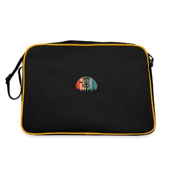Frisbee Golf Disc Golf - Sac Retro - noir/or - Dos