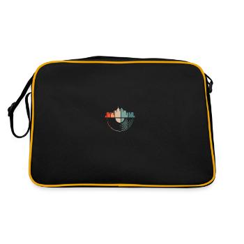 Collectionneur de disques vinyles - Sac Retro - noir/or - Dos